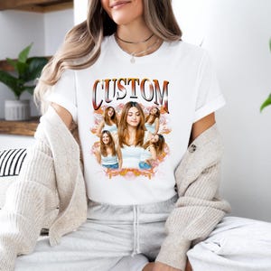 Personalisierte Happy New Year T-Shirt Benutzerdefinierte Unisex T-Shirt Geschenk für Männer Frauen Festlich Grafik Urlaub Geschenk Party Style