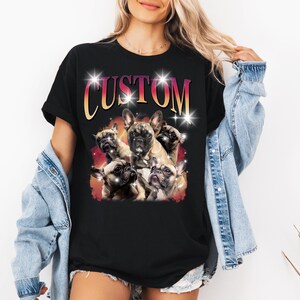 Vintage Rap T-Shirt Grafik T-Shirt, Individuell Ihr Bootleg Hund Mama Alles Gute zum Geburtstag Shirt, lustige lange Ärmel Rundhalsausschnitt Weihnachtsgeschenk Druck