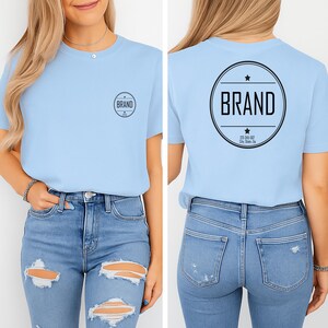 Gestalten Sie Ihr Shirt mit individueller Heat Transfer, Front und Back Print Designer TShirt, lustige Grunge Grafik T-Shirt für Mutter oder Urlaubsgeschenke