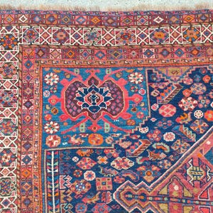 Rare! 8x10 Heriz area rug, Oversize persian rug 8x10, Serapi rug vintage 8x10, Antique 8x10 living room rug, Mahal rug, Oriental rug 8x10 ft image 11