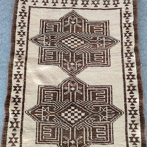 Extra long 3x14 Herki rug runner antique, Persian runner 3x14 vintage, Oriental rug, Turkish 3x14 oushak runner, Moroccan rug, Heriz rug