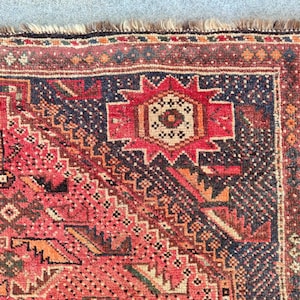 4x5 Persian rug, Shiraz rug antique 4x5, Heriz rug 4x5, Malayer rug 4x5 vintage, Afghan rug, Oriental rug 4x5, Kurdish herki rug, Furniture