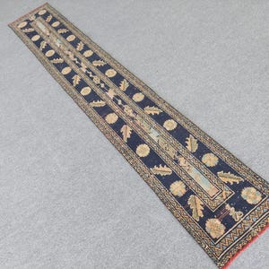 2x11 runner rug Skinny, Turkish runner 2x11, Vintage runner 2x11, Oushak runner 2x11, Patchwork runner rug, 2 wide runner rug neutral