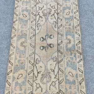 70x70 Läufer, dünner Läufer, türkischer Läufer 7x7, Vintage Läufer 2x7, Oushak-Läufer 2x7, schmaler Läufer, Möbel