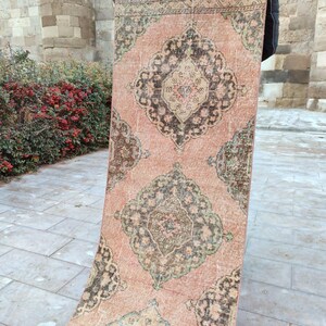 21&#39; ft runner rug extra long, Stair rug runner, Runner rug 2x21 vintage, Turkish 3x21 oushak runner, Persian heriz runner rug, Herki rug