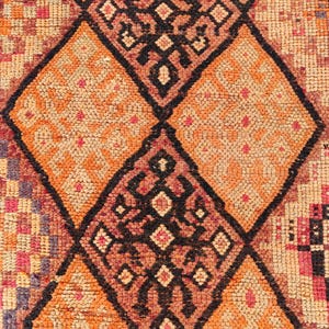 Extra long 3x14 Herki rug runner antique, Persian runner 3x14 vintage, Oriental rug, Turkish 3x14 oushak runner, Malayer rug, Heriz rug 3x14