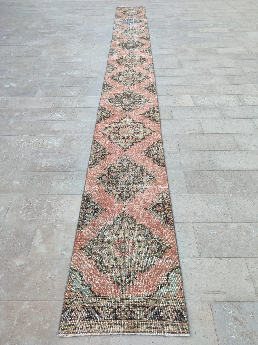 14x25 Long Runner Rug 24 Feet Runner Rug for Stair Extra Long, Hallway Long Runner Vintage ...