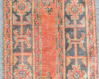 2x9 Turkish runner rug, Skinny antique rug 2x9, Persian runner 2x9, Vintage 2x9 oushak runner, Oriental rug, Heriz runner 2x9, Herki rug