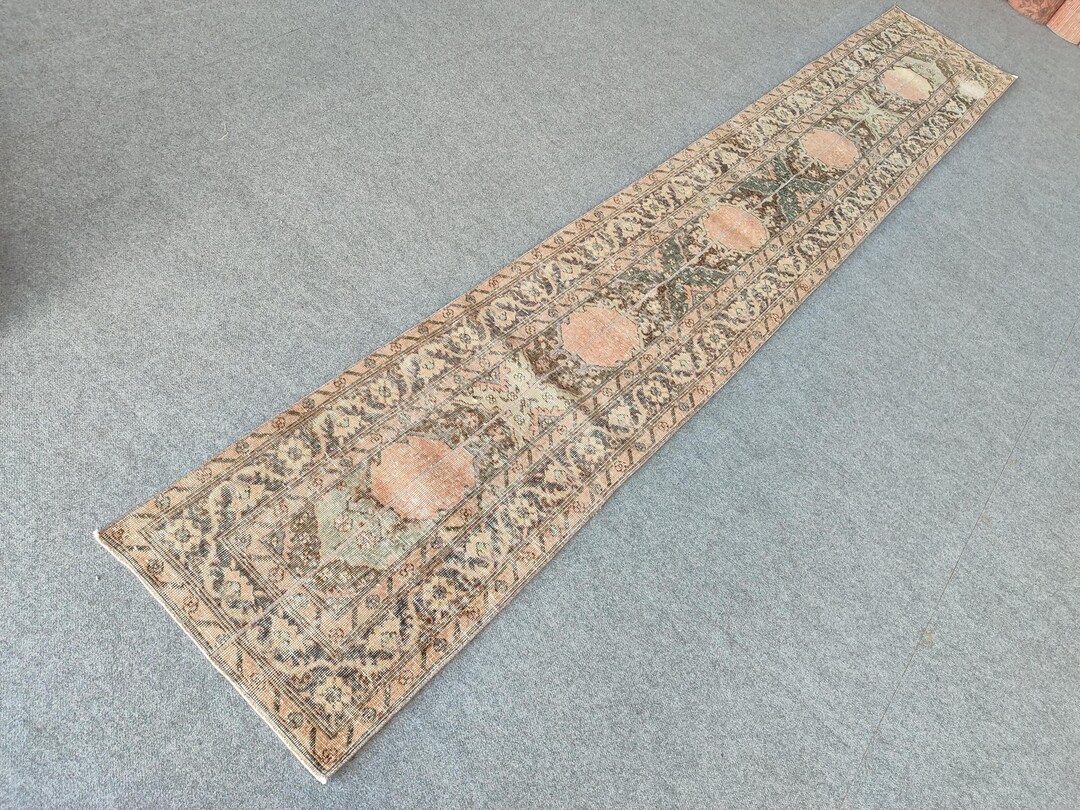 Skinny Runner 2x12 Rug, Soft Turkish Runner 2x12, Vintage Runner 2x12 ...