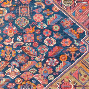 Rare! 8x10 Heriz area rug, Oversize persian rug 8x10, Serapi rug vintage 8x10, Antique 8x10 living room rug, Mahal rug, Oriental rug 8x10 ft image 10