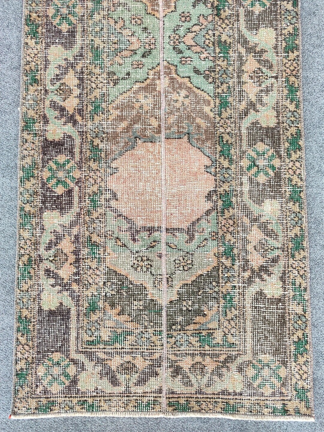 Buy Light Turkish Runner 2x12, Skinny Rug Runner, Vintage Runner