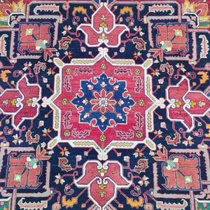 10x13 Persian area rug, Oversize antique rug 10x13 colorful, Heriz rug 10x13 vibrant, Living room rug 10x13 vibrant vintage, Serapi rug