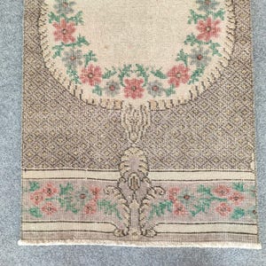 70x70 Läufer, türkischer Läufer 7x7, Vintage Läufer 2x7, Oushak-Läufer 2x7, schmaler Läufer, persischer 2x7 Heriz-Läufer, 2 breit