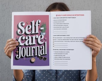 Diario di auto-cura stampabile / Planner giornaliero per il benessere (PDF)