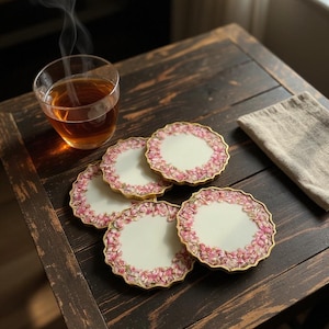 Flower Coasters