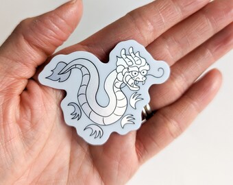 Year of the Dragon | Vinyl Holographic Sticker | Waterproof | UV Protection