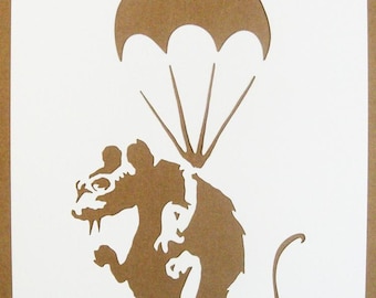 Banksy Stencils Set Of 5 Choose Your Own