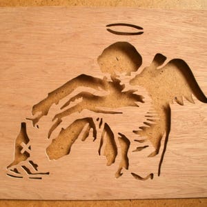 Banksy Fallen Angel Stencil