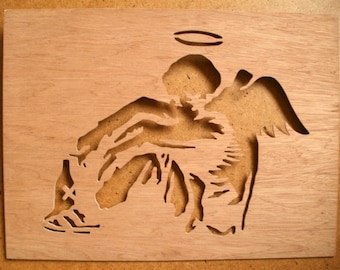 Banksy Fallen Angel Stencil