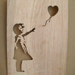 Banksy Girl With Balloon Stencil