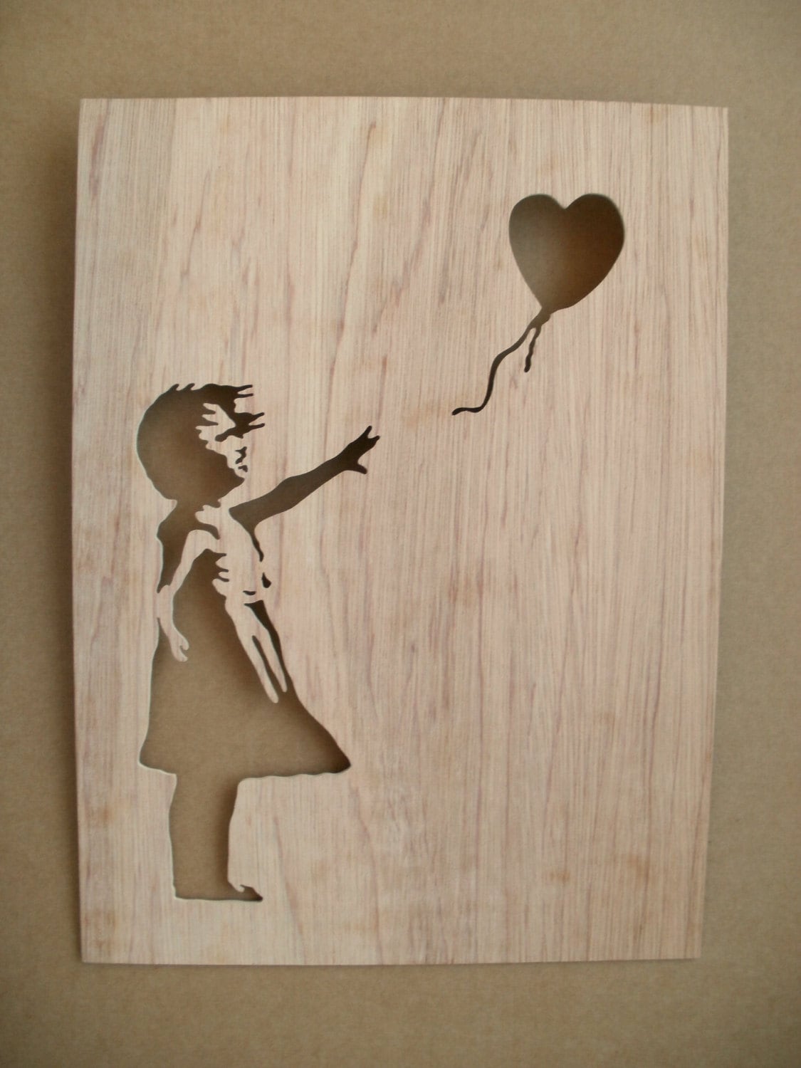 Banksy Balloon Girl Stencil