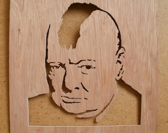 Banksy Punk Winston Churchill Stencil