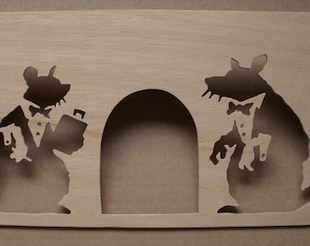 Banksy Rat Doormen Stencil