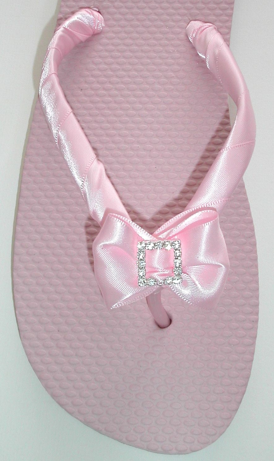 Thongs/flip Flops Satin Trimmed - Etsy