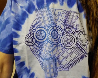 A shirt for a Doctor who travels space and time.