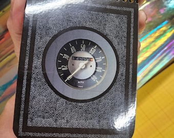 Bay Bus Speedometer note pad