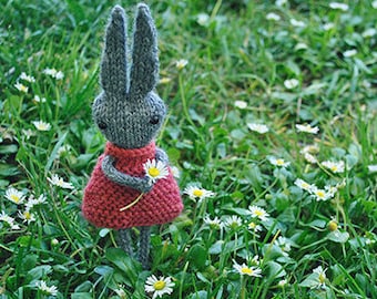 Patrón de tejido para vestido de fiesta en el jardín de Hattie