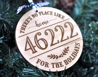 Personalized Home Ornament With Your Zip Code