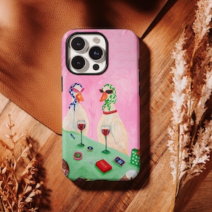 Duck Phone Case Candlelight dinner Animal Cover fit for iPhone 16 Pro Max 15 14 13 12 11 XS Plus Samsung S25 S24 A55 A54,Tough Phone case