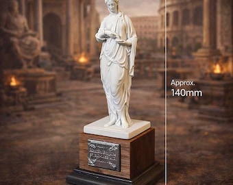 ローマ彫刻女性像「プディシティア」9.8インチ/250mm、美術館複製