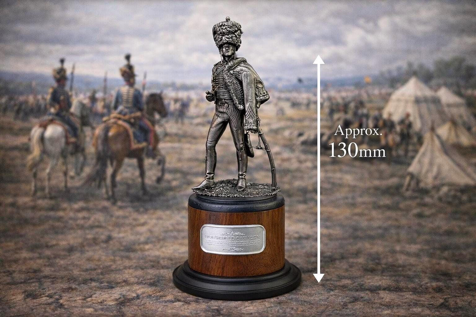 Statuette Figurine Collection - Cavalier Hussard Infanterie - Artiste Non Signé