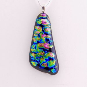 Dichroic Glass Pendant, Necklace, Pendant, Dichroic Jewelry, #3