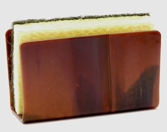 Kitchen Sponge Holder; Sponge Holder; Sponge Caddy; Sponge Rest; Scrubby Holder; Sponge Keeper; Glass Sponge Holder; Loofah Holder;  #211