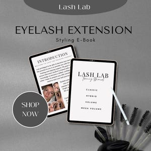Lash Training Manual | Lash Extension Manual, Lash Course Manual, Lash Course Training, Lash Ebook Template, Lash Extension Manual