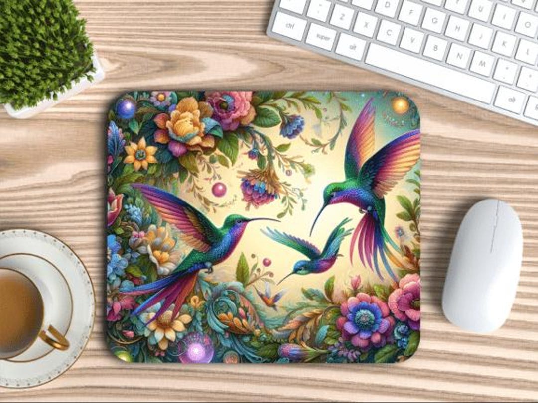 Hummingbird Mouse Hummingbird Mouse Pad - Etsy