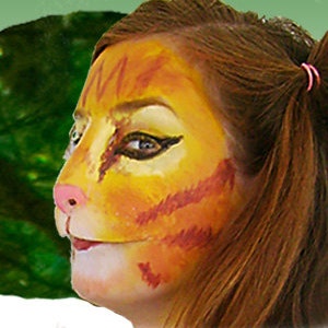 Cat Kitty Cosplay LARP Halloween Costume Latex Prosthetic Face Nose Mask