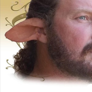 Satyr Faun Gelfling Fairy Elf Cosplay LARP Halloween Latex Pointed Ears