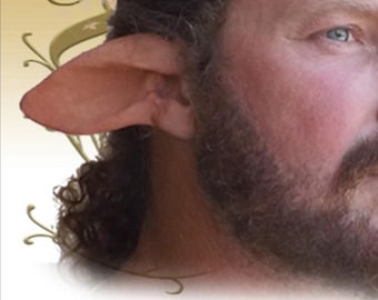 Sátiro Fauno Gelfling Hada Elfo Cosplay LARP Halloween Látex Orejas Puntiagudas