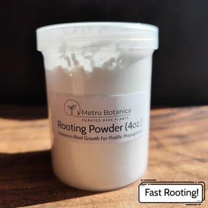 Rooting Hormone Powder For Cuttings and Tissue Culture Plants - 4oz. Container - Good for 225-300 small cuttings - Please Read Description
