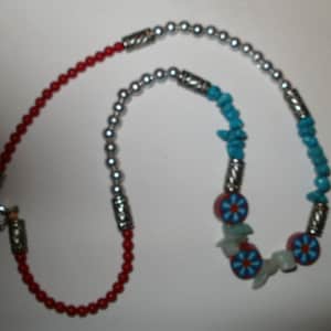 polymer clay travels southwest necklace