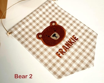 Custom Name Banner: Baby Room Decor, Personalized Felt Bunting