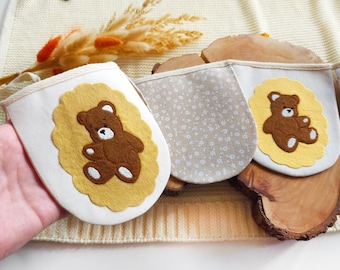 Teddy Bear Garland: Handmade Felt Appliqué Nursery Bunting