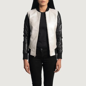 Damenleder Bikerjacke Echte Lammfell Motorradjacke für Damen Bikerjacke Geschenke für ihre Lederjacke