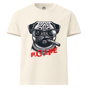 Pug Life – Funny Dog Graphic, Unisex, Oversized, Streetwear, T-Shirt for Pet Lovers