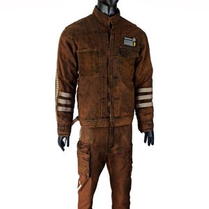 Cassian Andor Striped Jacket with Matching Pants | Star Wars Rebel Cosplay | Andor Inspired Suit
