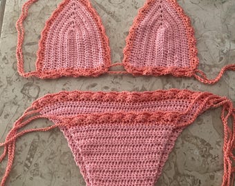 Patrón de bikini de crochet – Descarga digital en PDF – Traje de baño para principiantes – Parte superior e inferior – Ropa de playa de verano – Colección Sunkissed